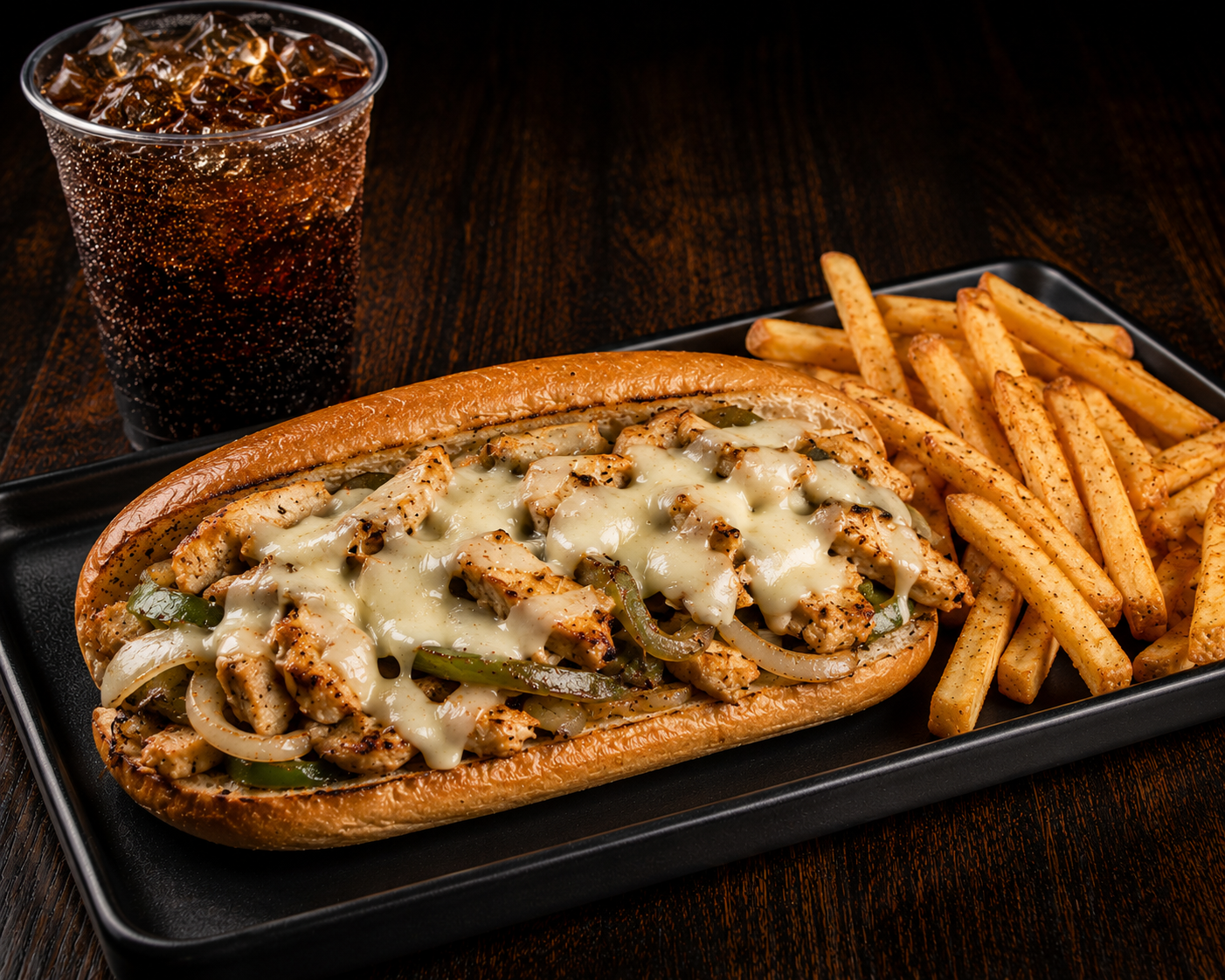 Chicken Cheesesteak Combo